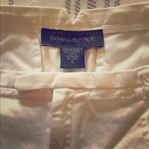 Banana Republic white long capris